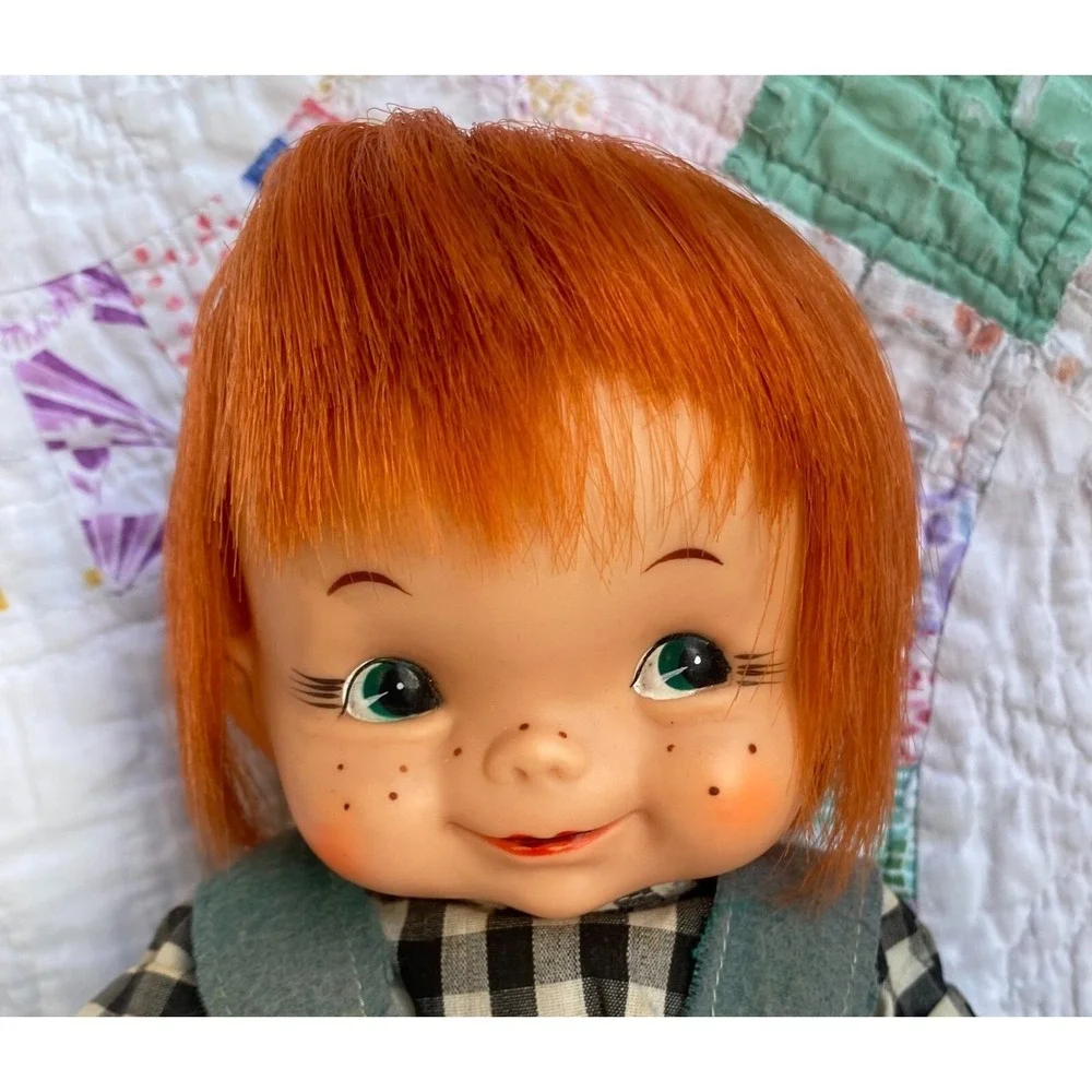 Vintage Red‎ Head Doll Store Dexter Advertisement Country Boy Made in Japan